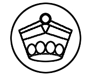 German Halbmond und Reichskrone mark