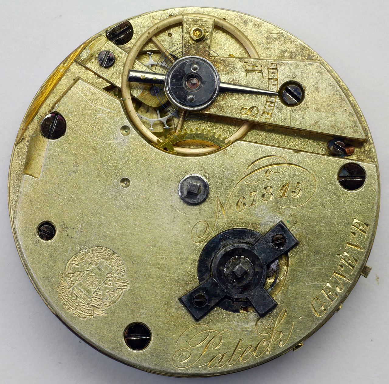 Pateck pocket watch movement