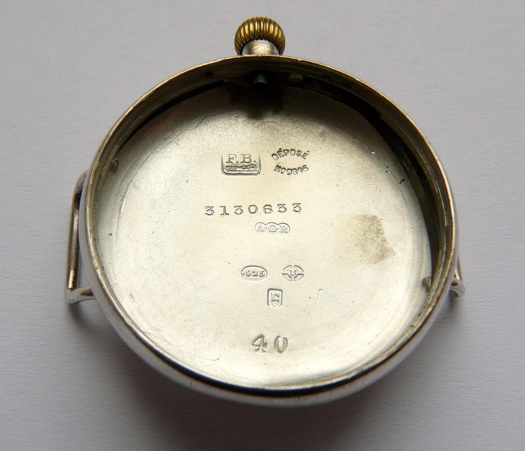 Borgel case serial number and other marks