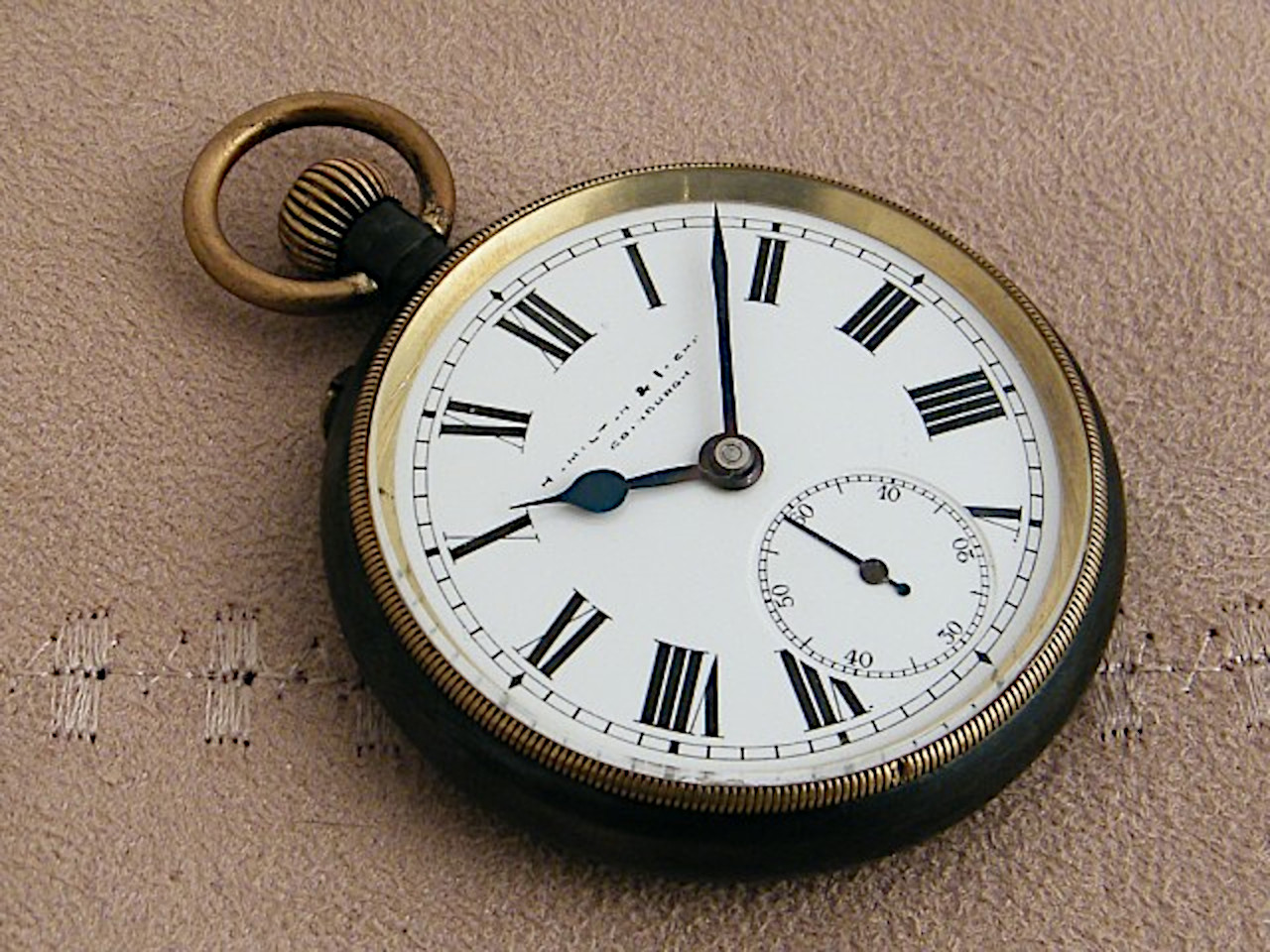 Hamilton & Inches, Edinburgh, painted onto dial