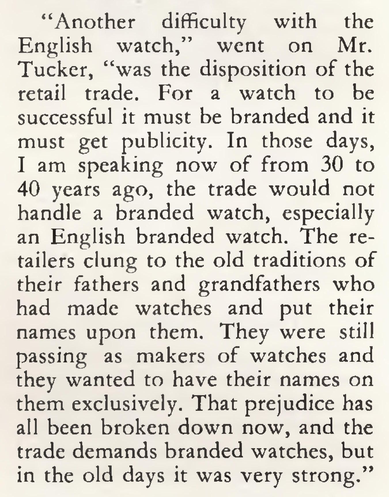 Mr W. E. Tucker, 1933