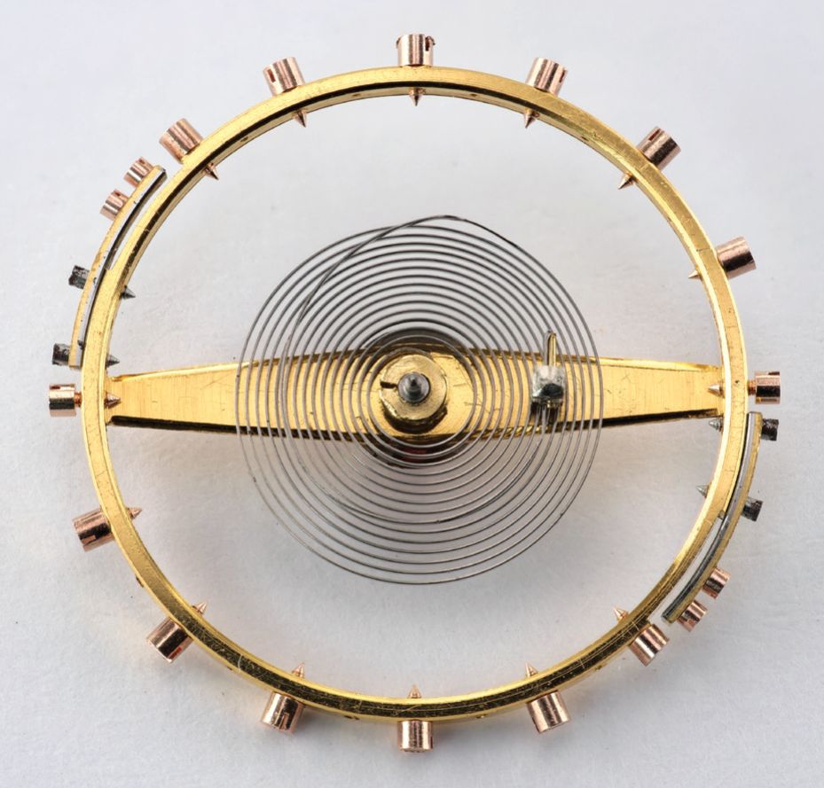 Monometallic brass balance with Affixes