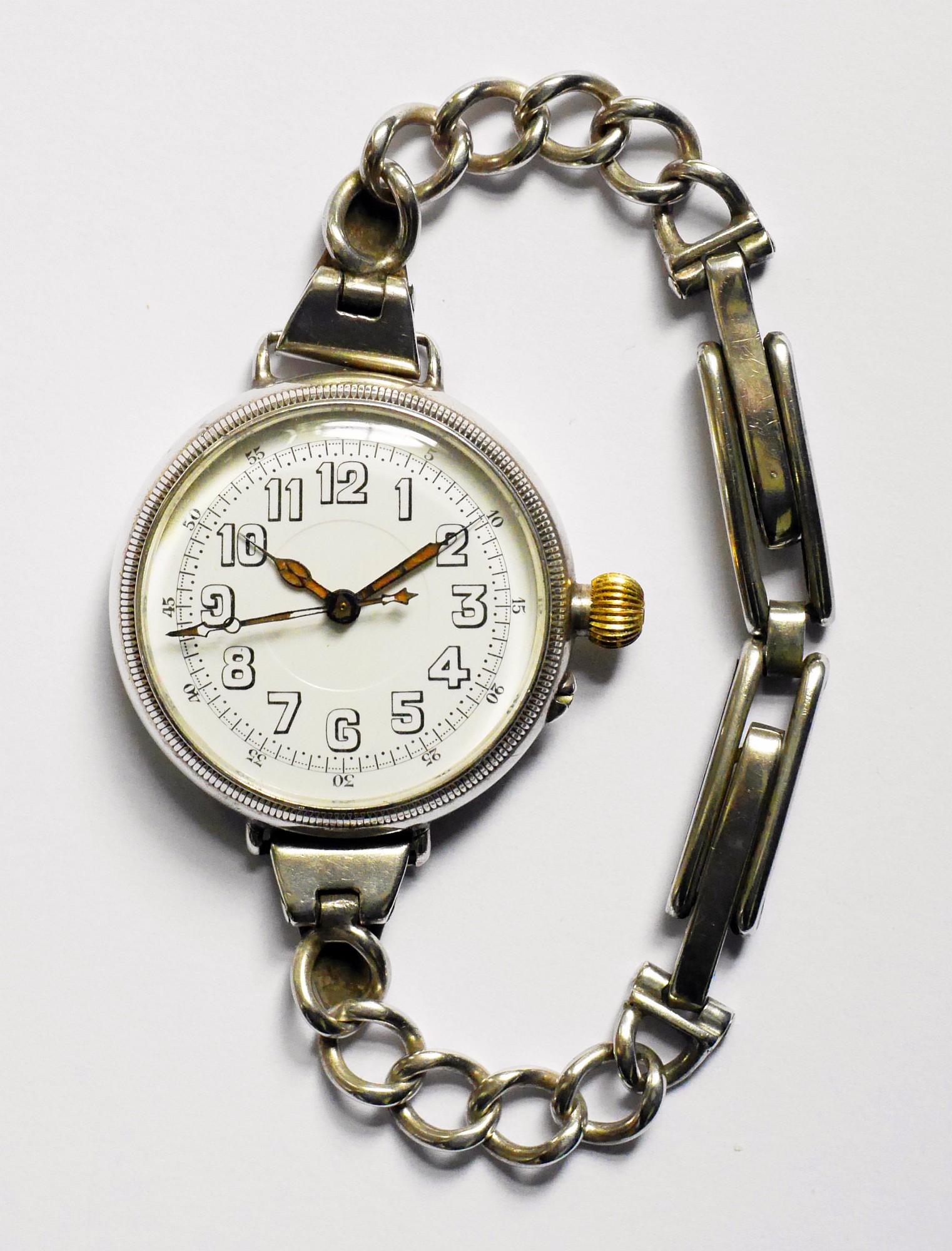 Watch with silver ‘Army’ Bracelet