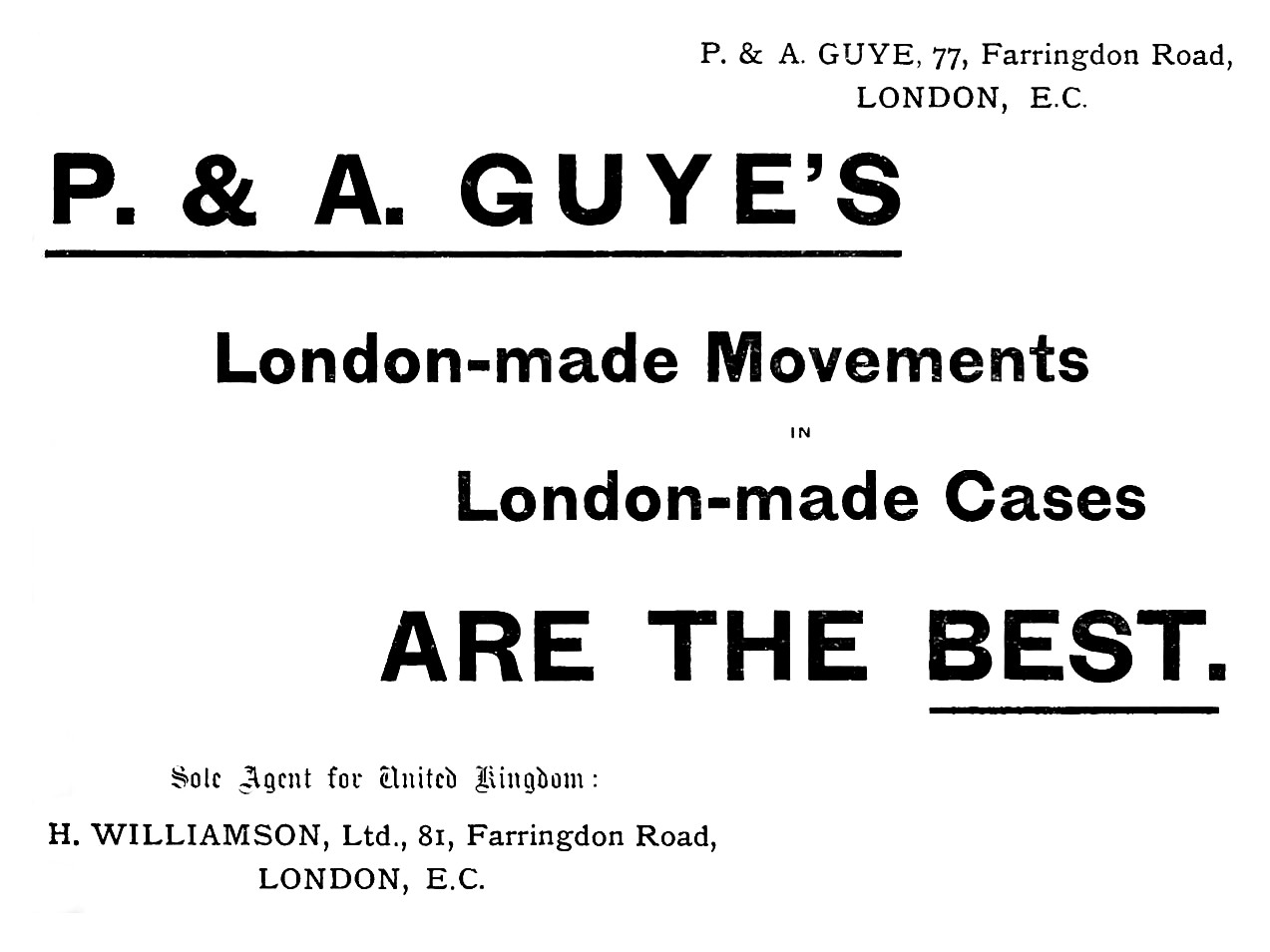 Guye and Williamson