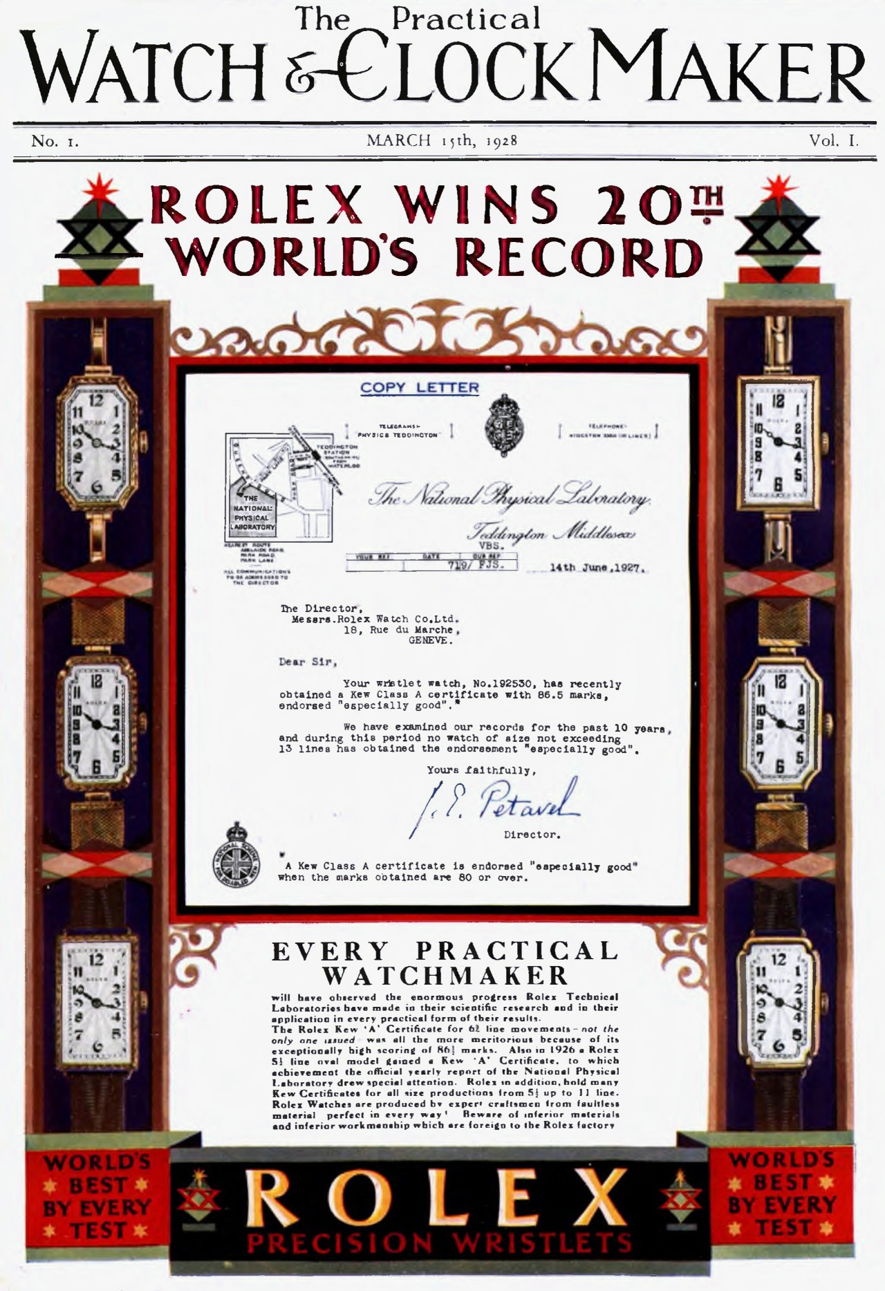 Rolex 20 World's Records