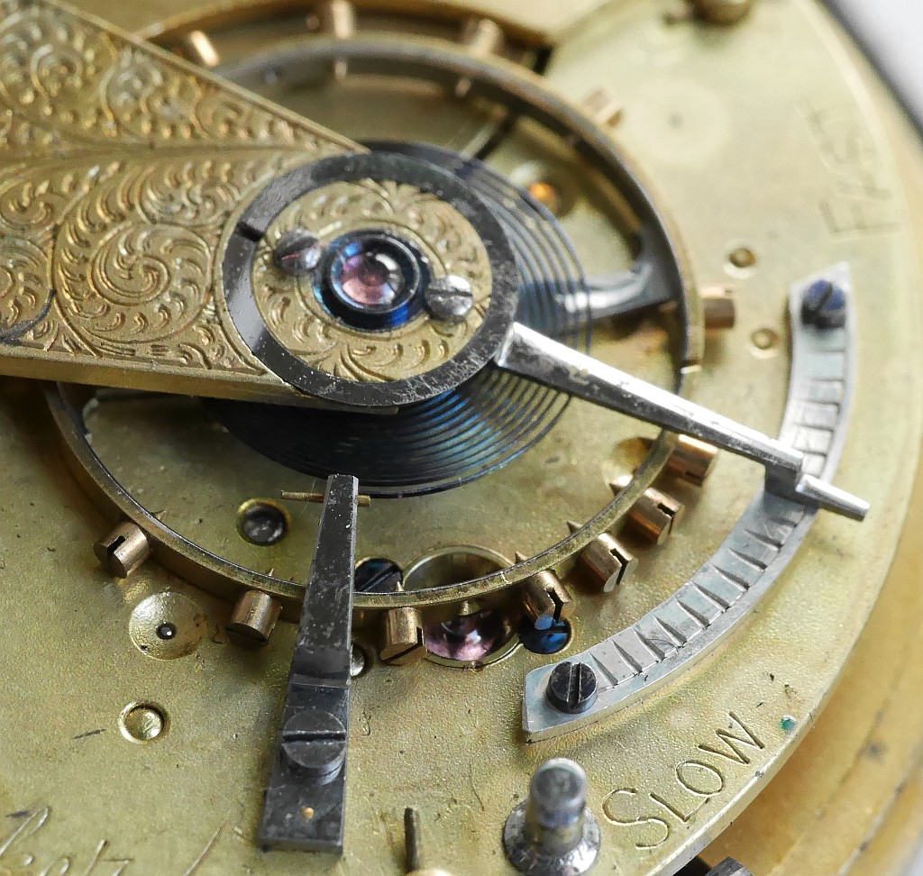 Bosley regulator on English Lever movement