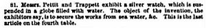 1851 Great Exhibition Waterproof Watch